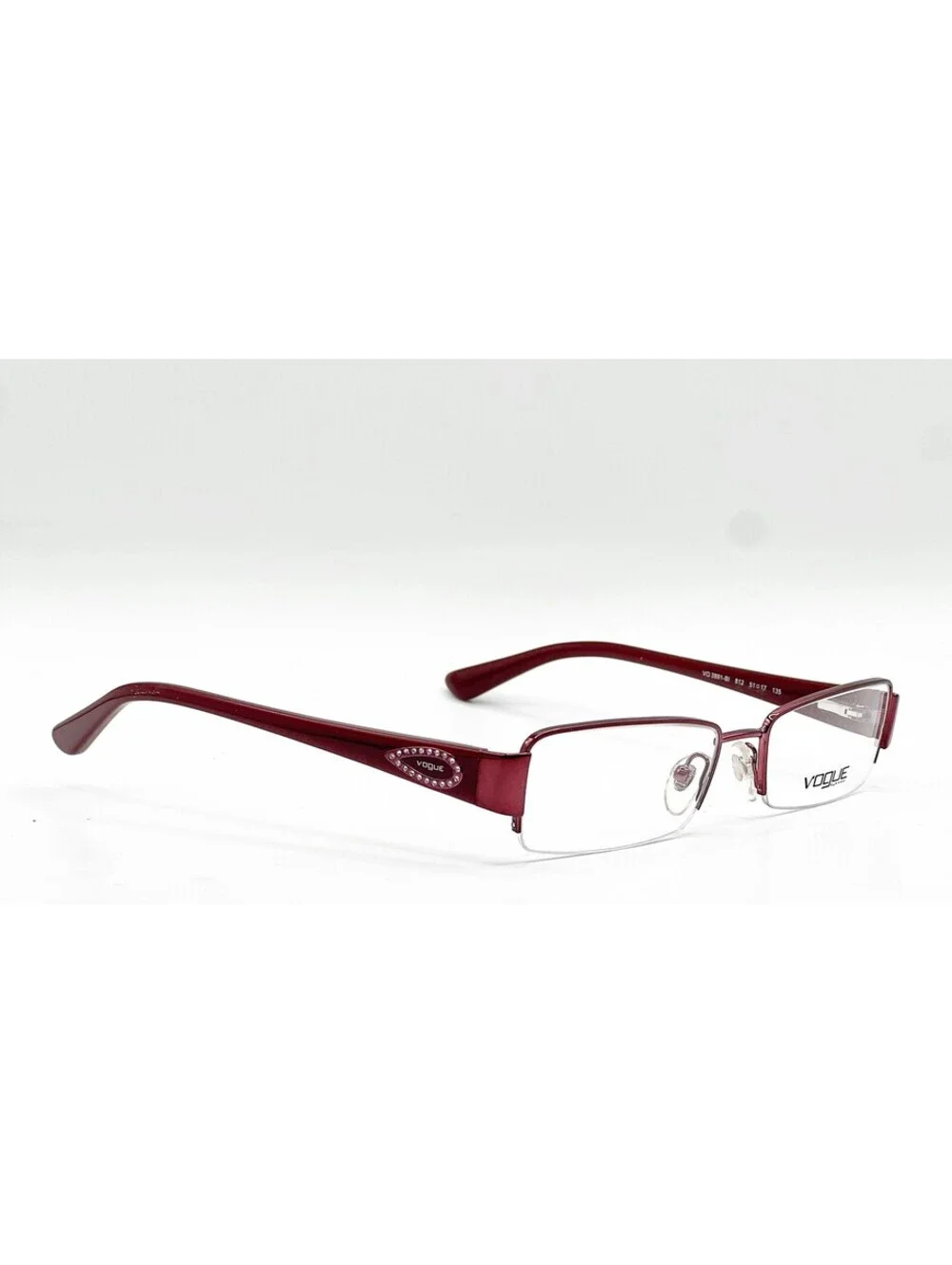 Vogue VO 3891-BI 812 Burgundy Authentic Eyeglass Frames 51-17